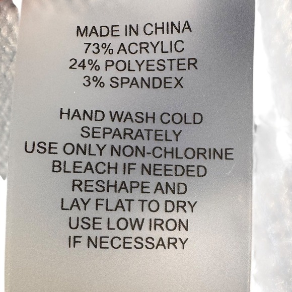 Vince Camuto Sweater Top Womens XL‎ Frozen Blue Knit Pullover Oversized NWT NEW - Picture 7 of 12